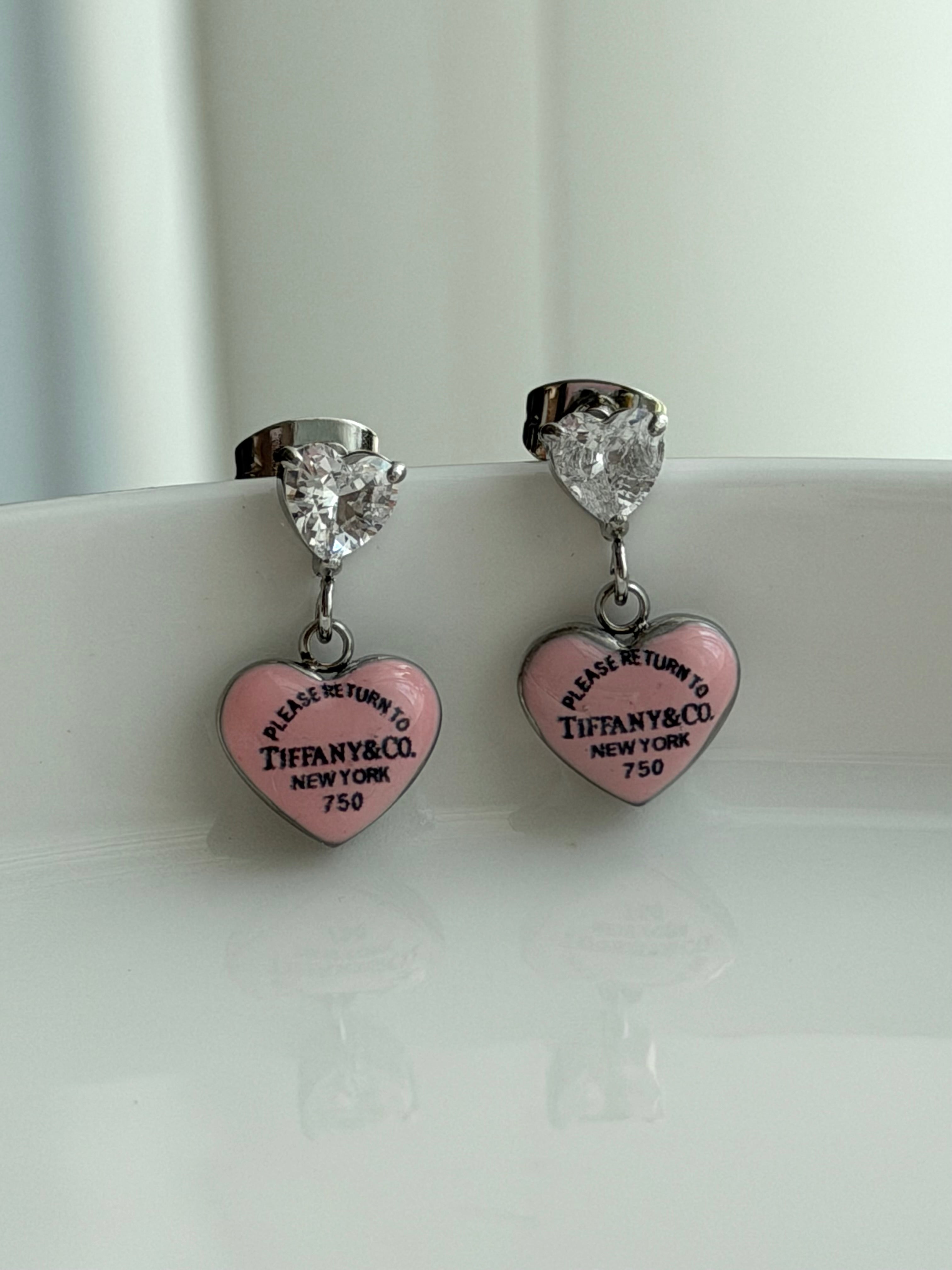 ARETE CORAZÓN ROSA