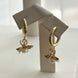 ARETE COLGANTE PERLA