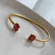 BRAZALETE ABIERTO OSO ROSA