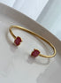 BRAZALETE ABIERTO OSO ROSA