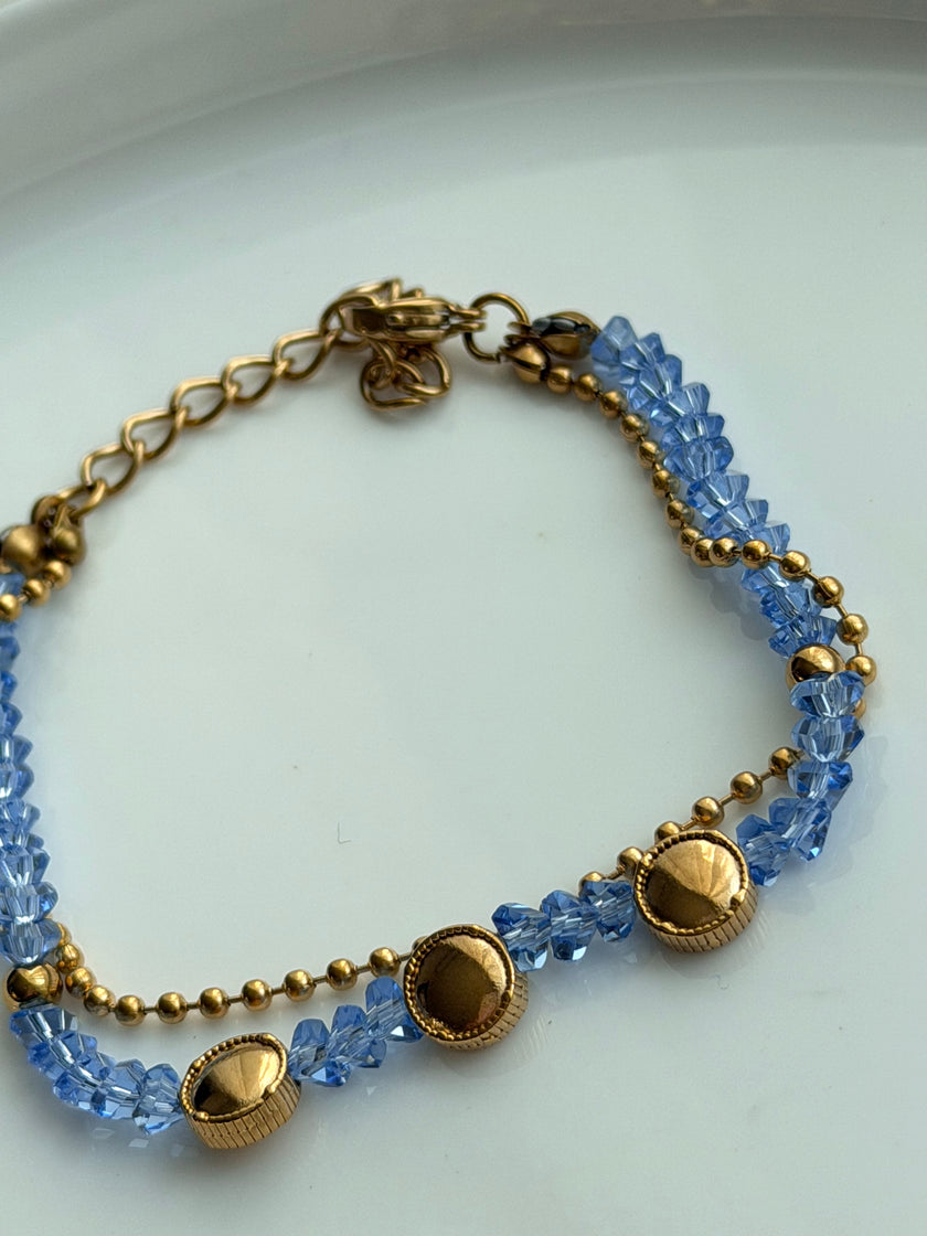PULSERA CRISTAL AZUL