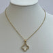 COLLAR TRÉBOL CON ZIRCONIA