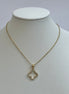 COLLAR TRÉBOL CON ZIRCONIA