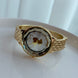 RELOJ PULSERA CON CRISTAL