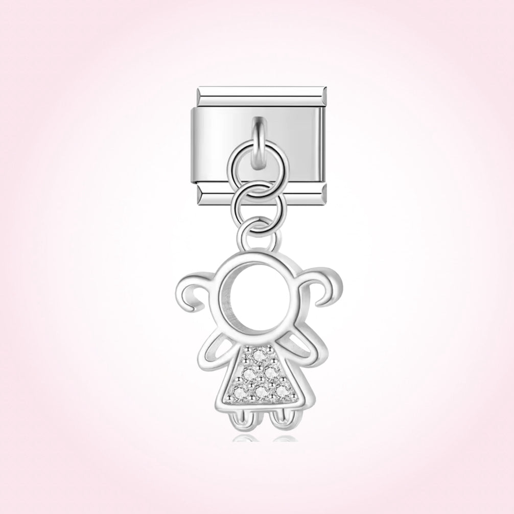 ESLABÓN DIJE PARA PULSERA ITALIANA