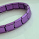 PULSERA ITALIANA MORADO MATE