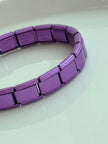 PULSERA ITALIANA MORADO MATE