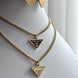 SET DOBLE CADENA DIJES NEGROS