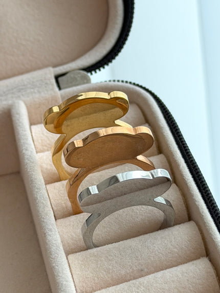 TRÍO DE ANILLOS OSOS