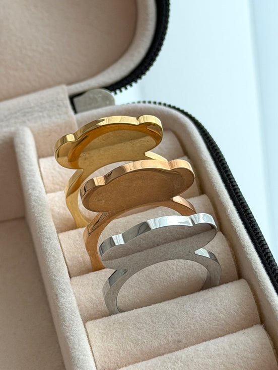 TRÍO DE ANILLOS OSOS