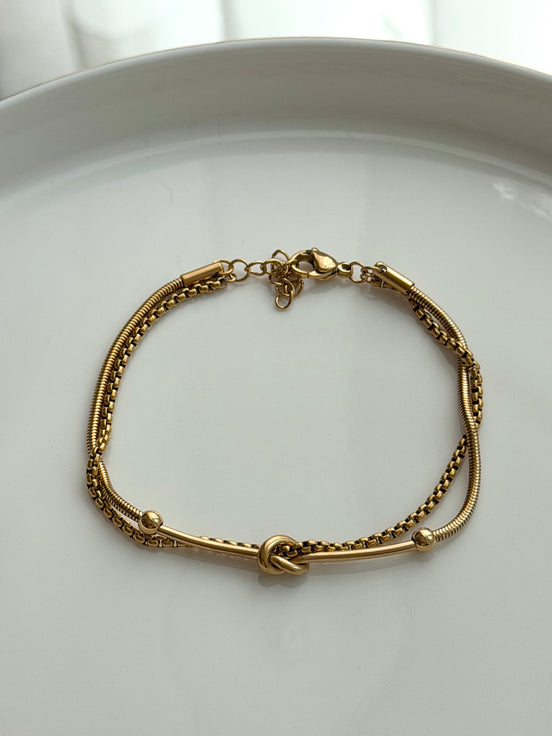 PULSERA DOBLE NUDO
