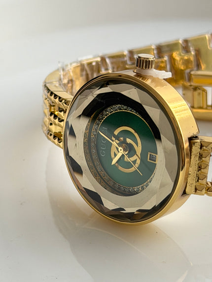 RELOJ GG CON CRISTAL