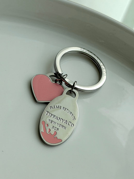 LLAVERO CORAZON ROSA