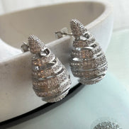 ARETE DROP ESPIRAL CON ZIRCONIA