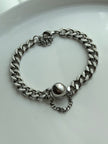 PULSERA CADENA Y BOLITA