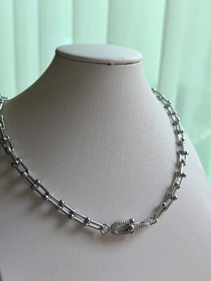 COLLAR ESLABONES CON CRISTAL