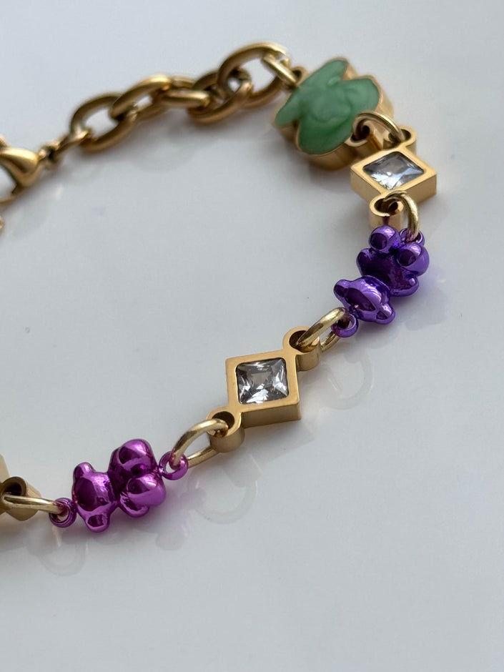 PULSERA OSITOS COLORES