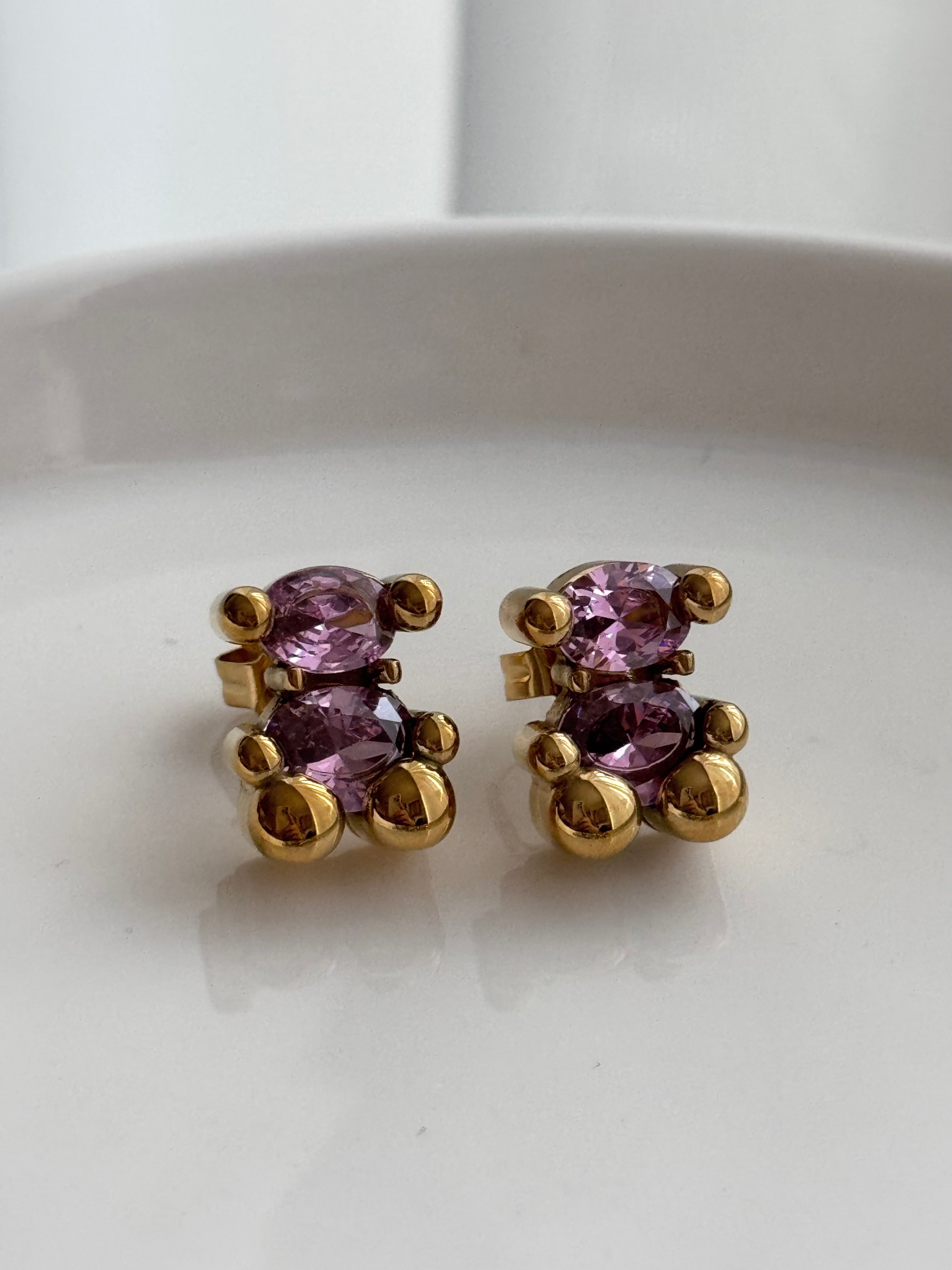 ARETE OSO CRISTAL ROSA