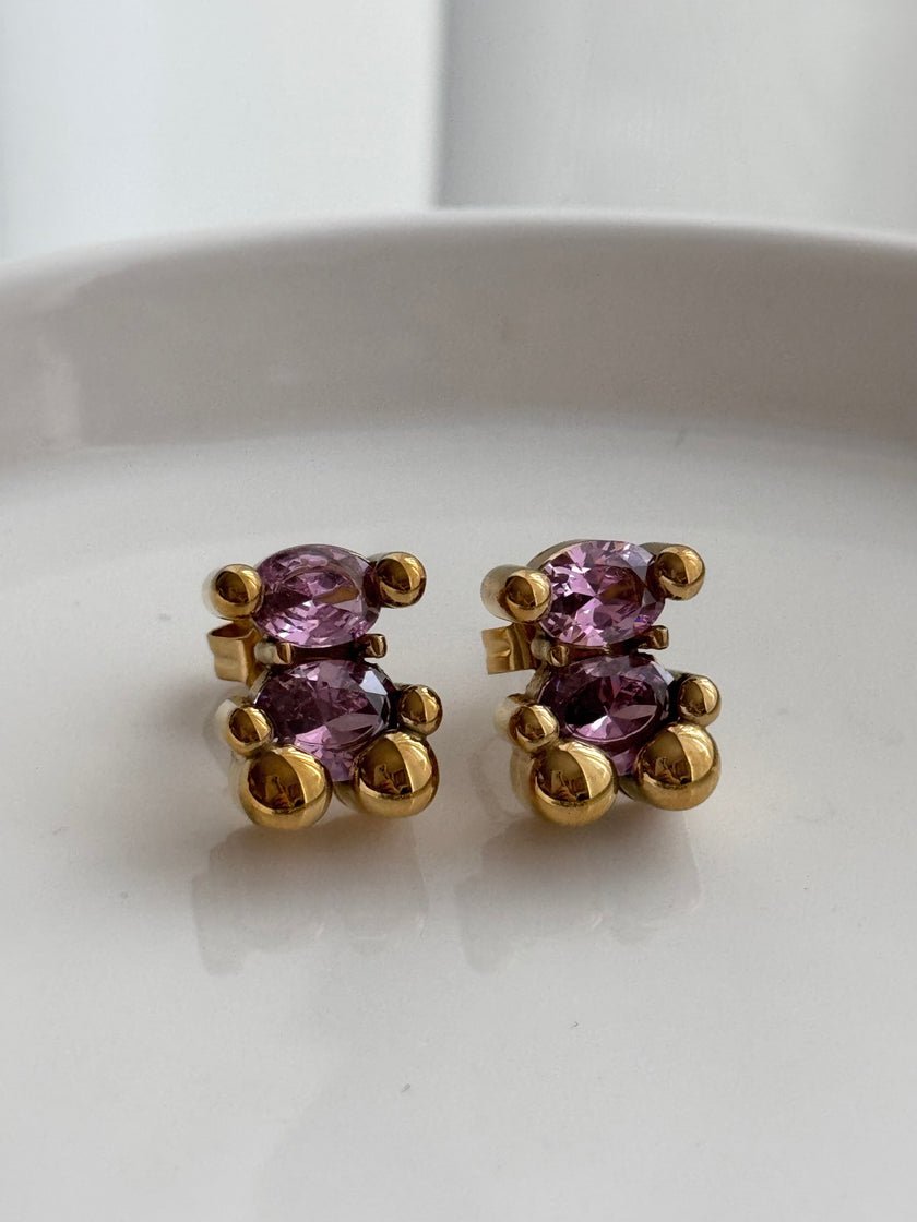 ARETE OSO CRISTAL ROSA