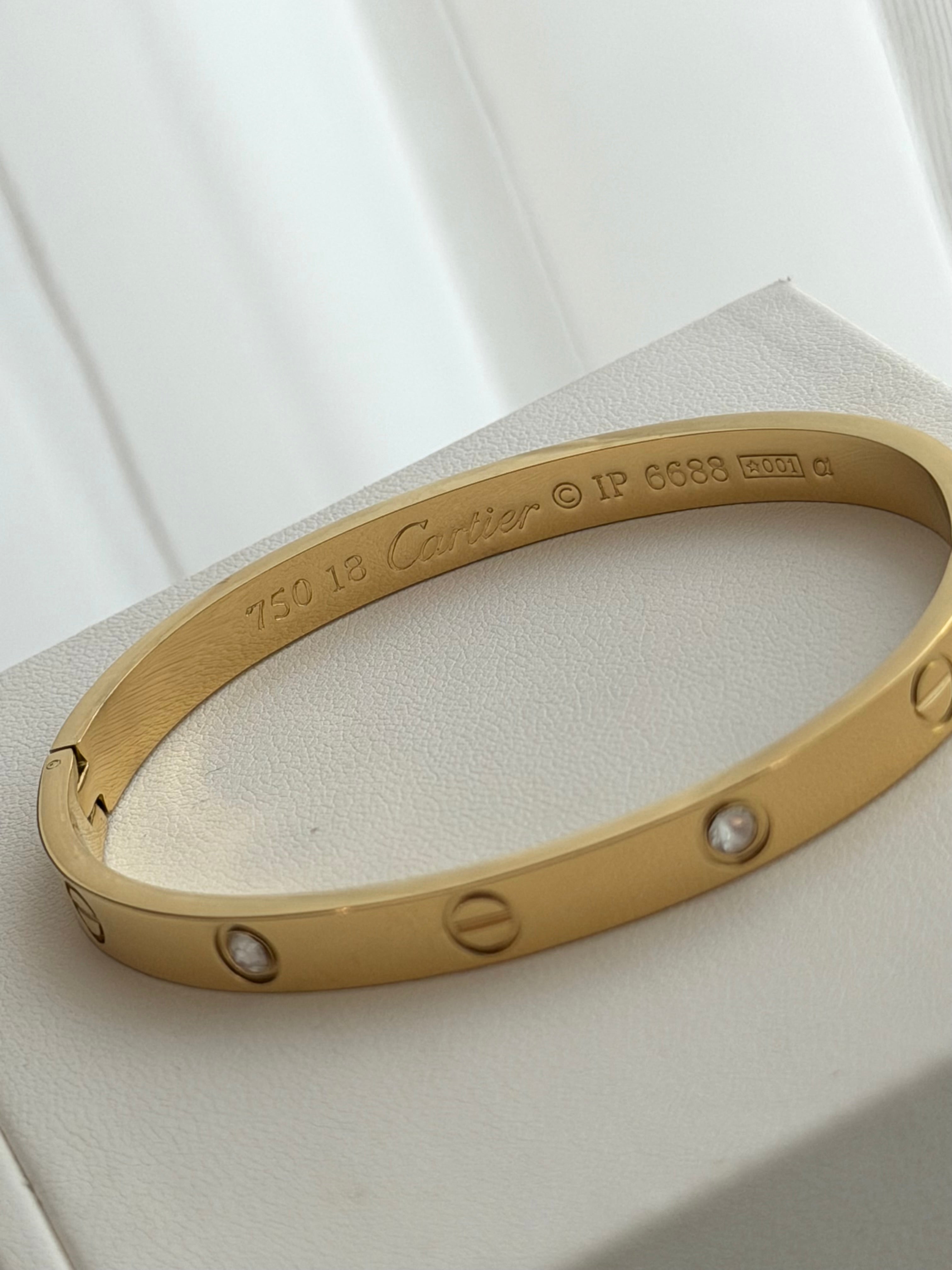 PULSERA LOVE CON CRISTAL