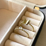 ANILLO DOBLE MARIPOSA