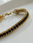 PULSERA TENNIS CON CADENA