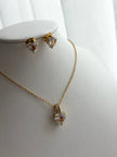 SET CORAZÓN CRISTAL