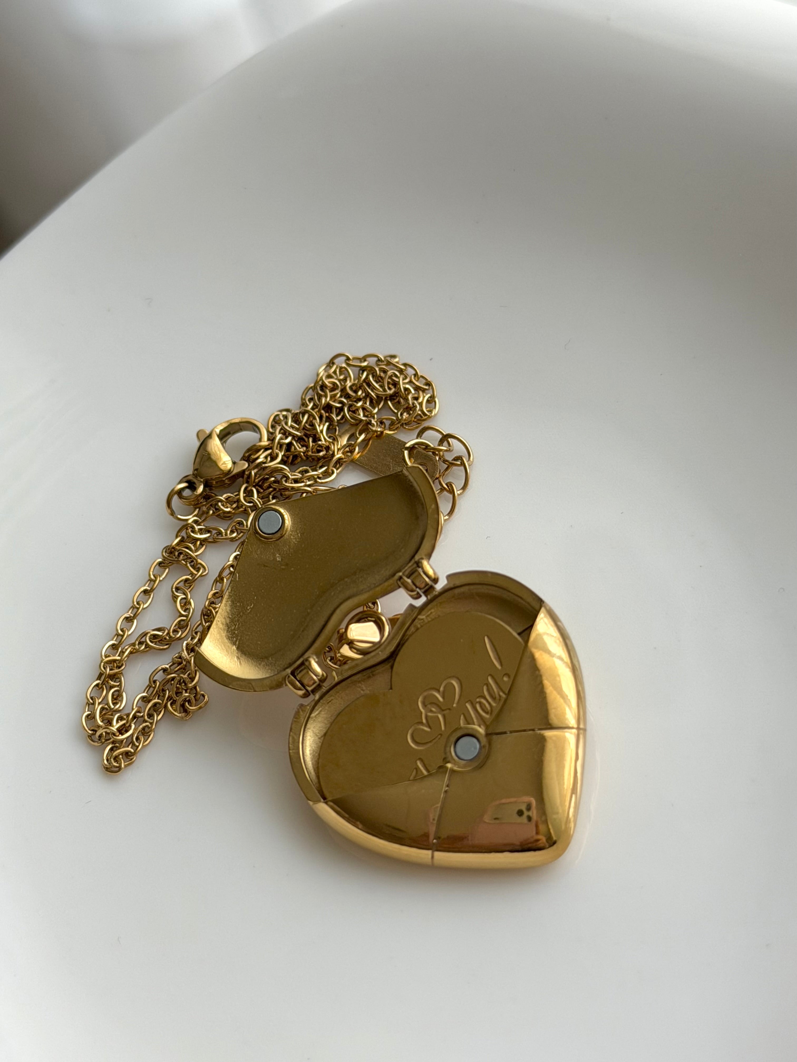 COLLAR CORAZON I LOVE YOU