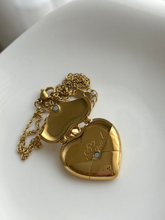 COLLAR CORAZON I LOVE YOU
