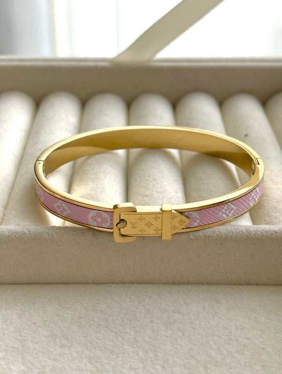 BRAZALETE LV ROSA