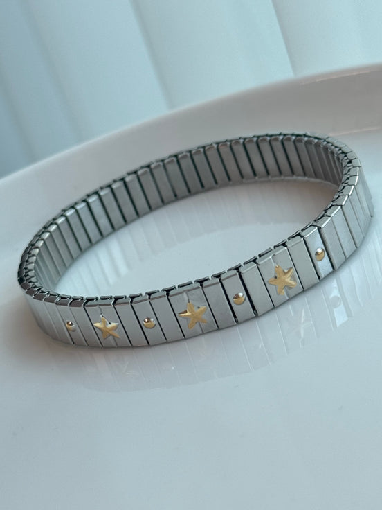 BRAZALETE STRIPES CON ESTRELLA