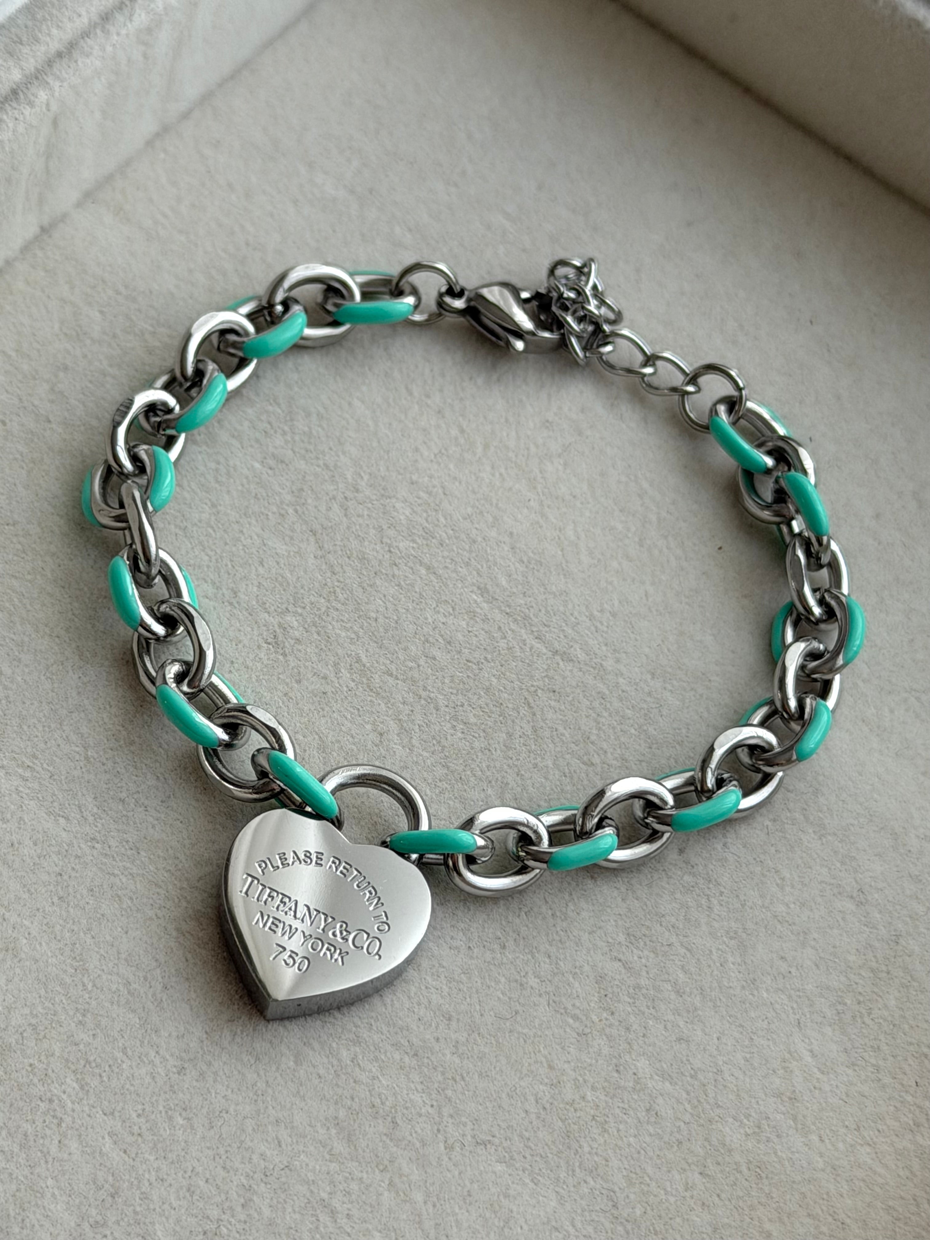 PULSERA CADENA AZUL