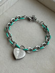 PULSERA CADENA AZUL