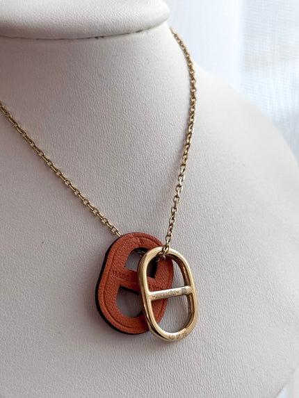 COLLAR H NARANJA
