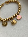 PULSERA BOLITAS DIJES