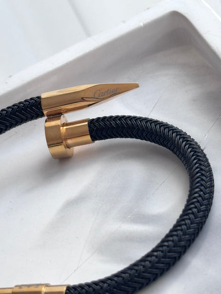 PULSERA CLAVO DORADO