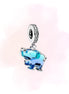 CHARM ELEFANTE AZUL