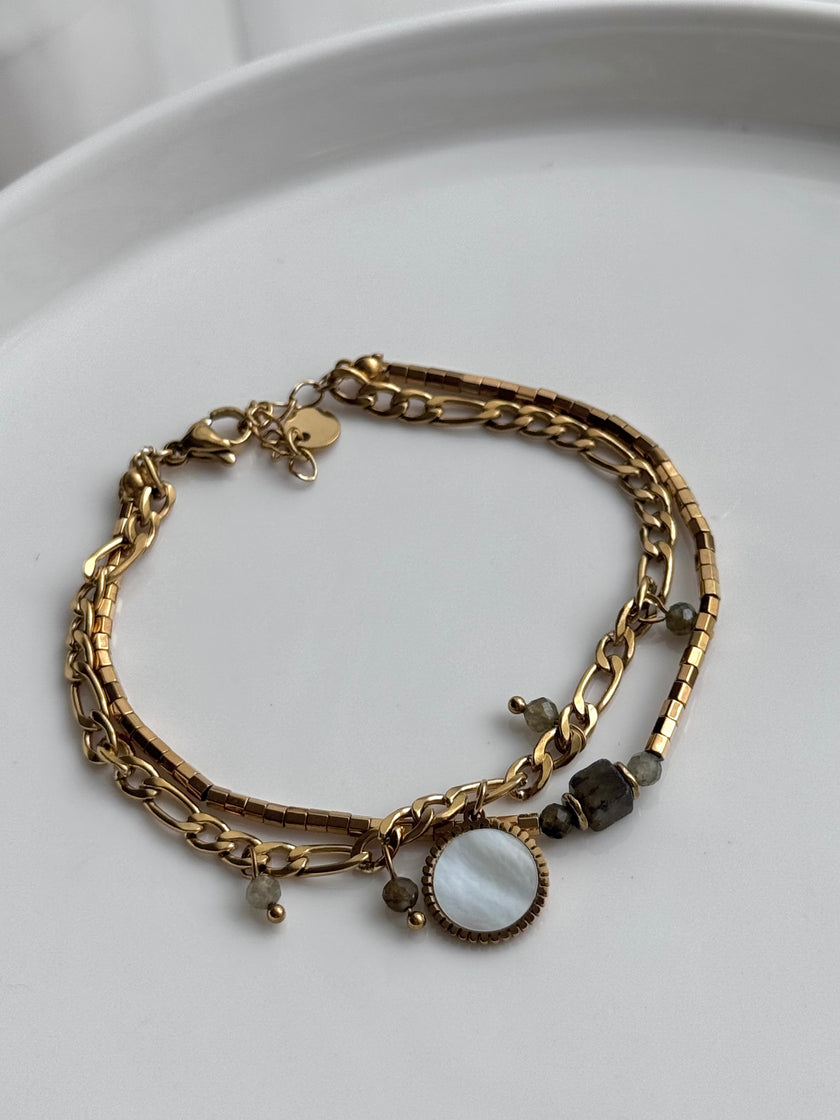 PULSERA DOBLE CADENA