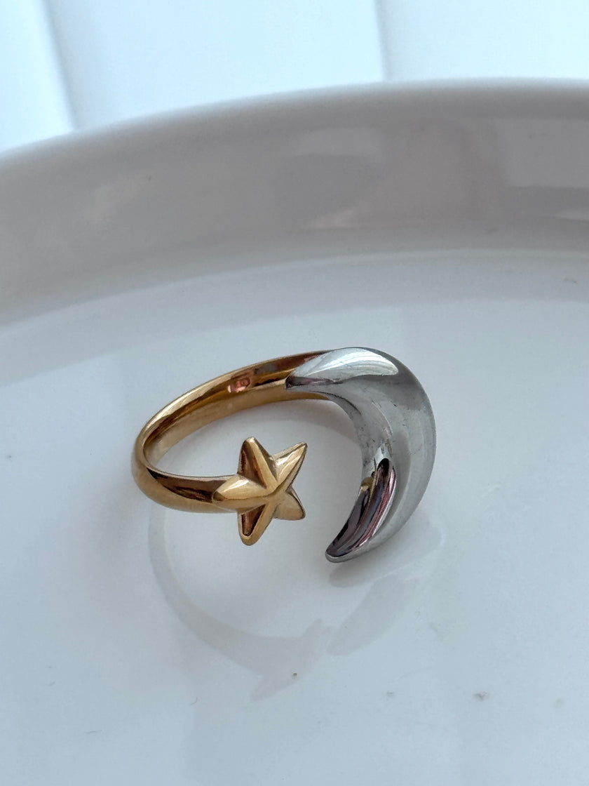 ANILLO LUNA Y ESTRELLA