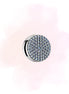 CHARM CIRCULAR CON ZIRCONIA AZUL