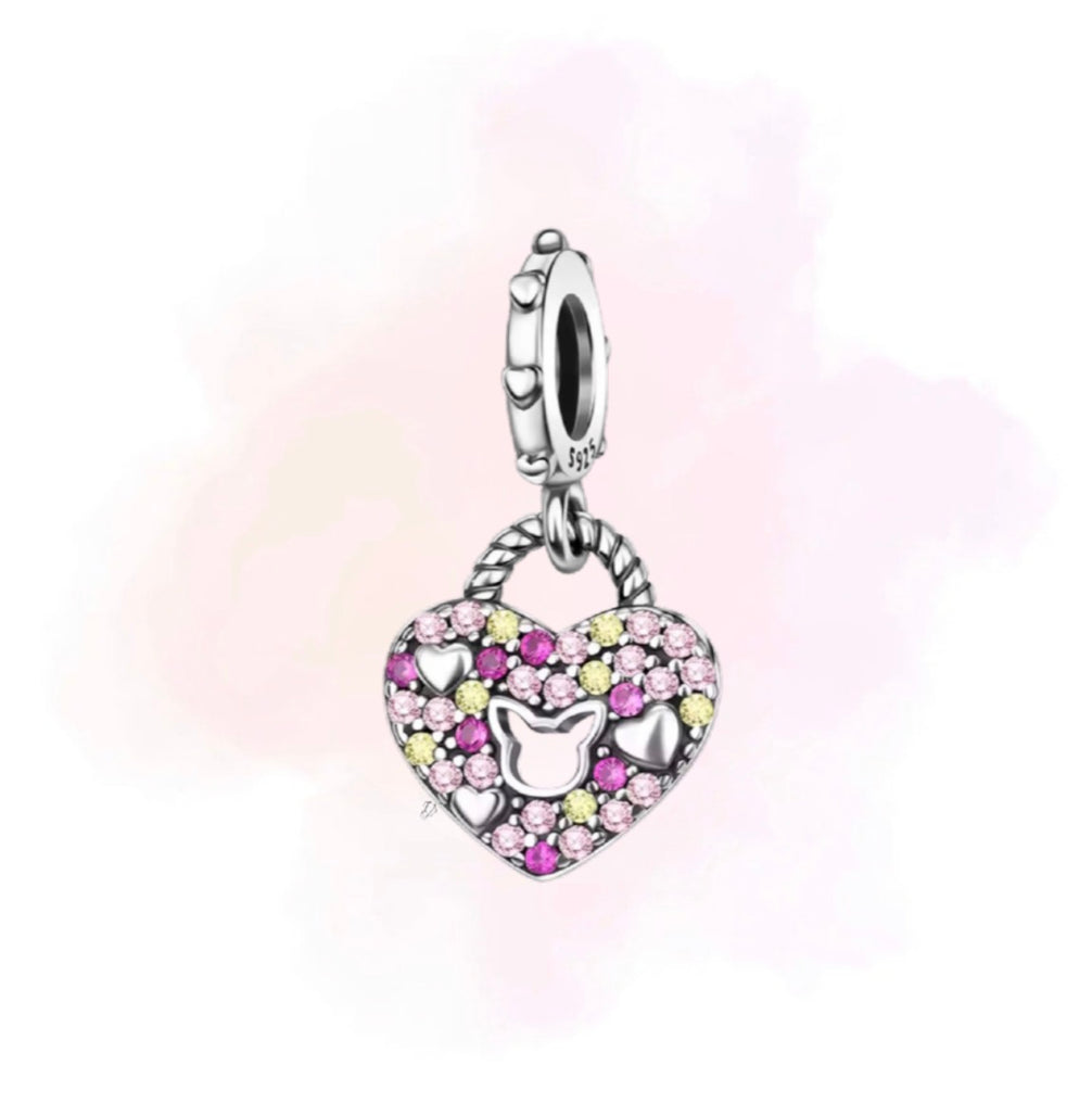 CHARM CANDADO CORAZON