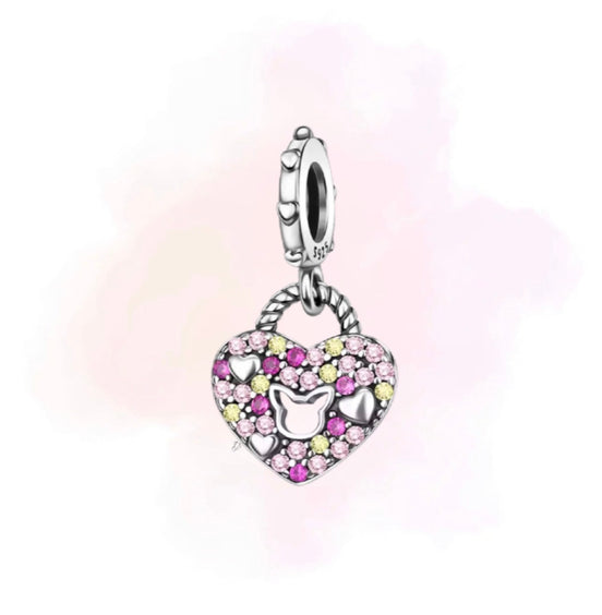 CHARM CANDADO CORAZON