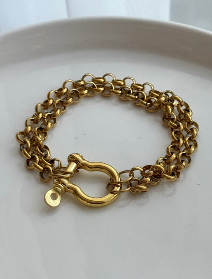 PULSERA DOBLE CADENA