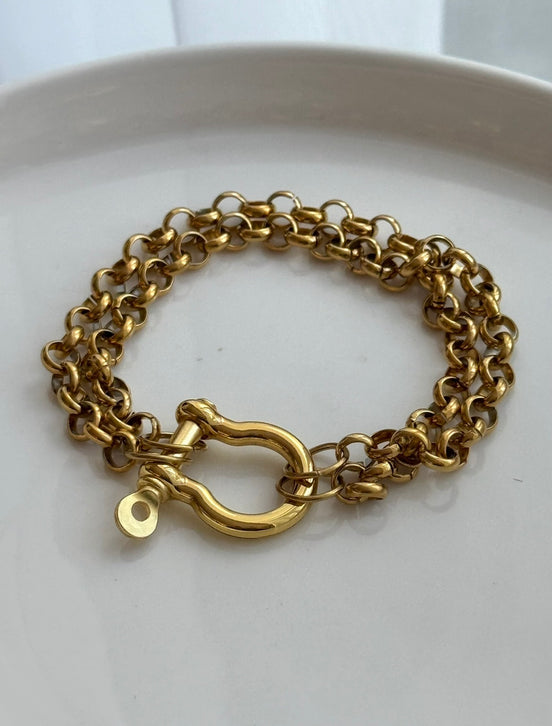 PULSERA DOBLE CADENA