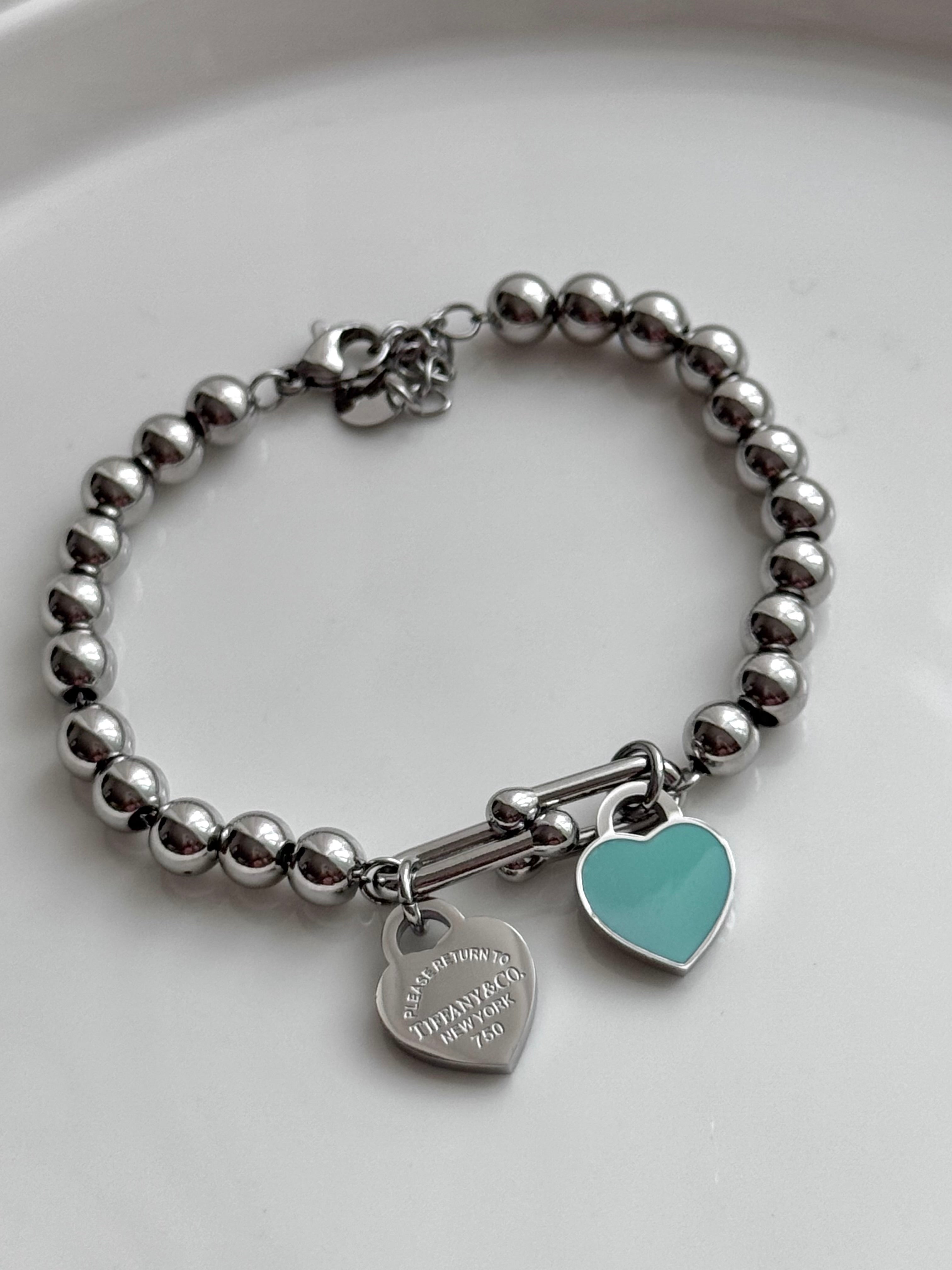PULSERA BOLITAS Y ESLABÓN