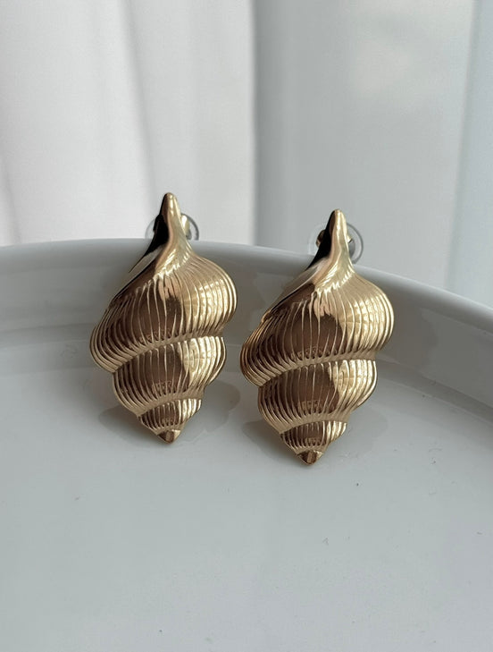 ARETE CARACOL CON TEXTURA