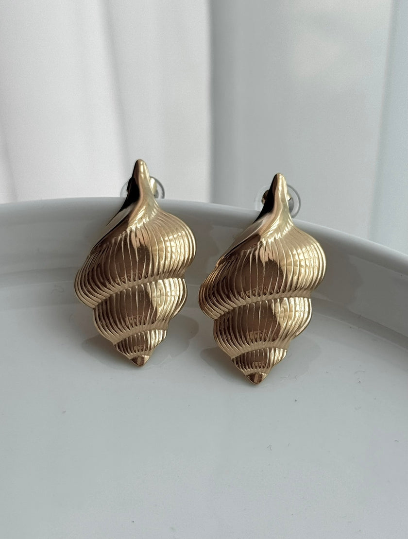 ARETE CARACOL CON TEXTURA