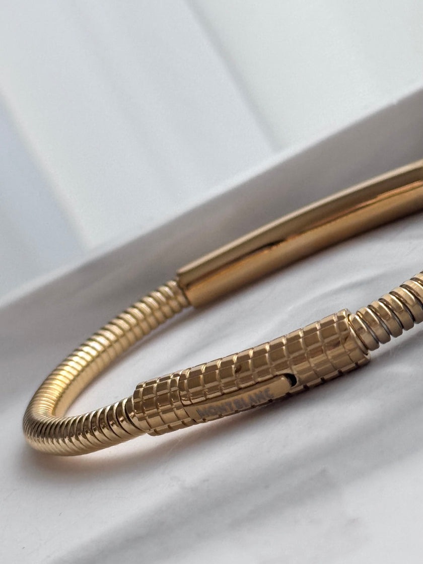 PULSERA FLEXIBLE ESPIRAL DORADO