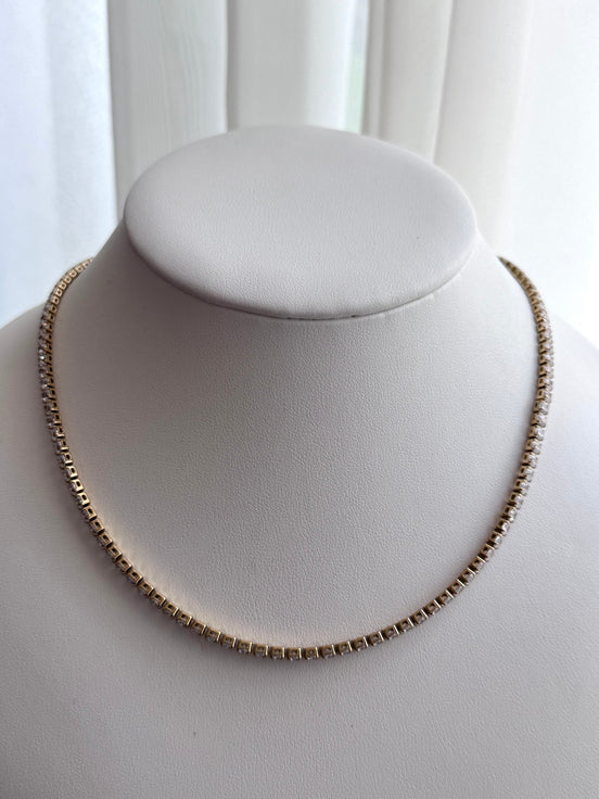 COLLAR TENNIS DORADO 3mm