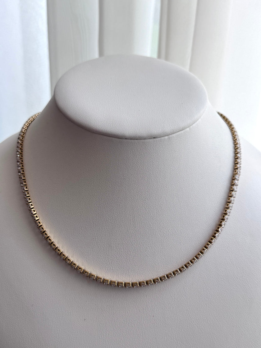 COLLAR TENNIS DORADO 3mm